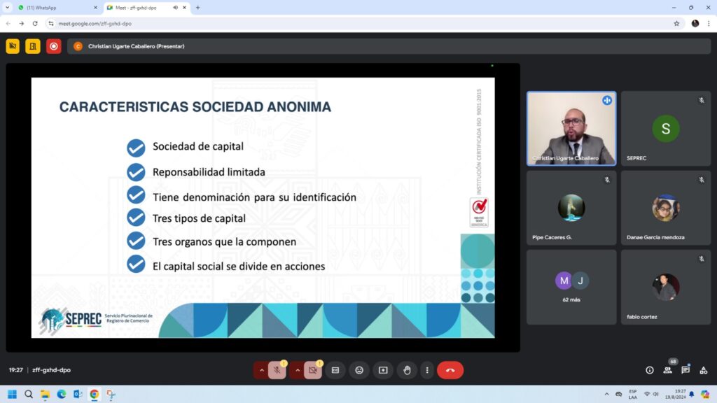 SEPREC Y AEMP CAPACITAN A MÁS DE 300 SOCIEDADES ANÓNIMAS EN CUMPLIMIENTO DE OBLIGACIONES COMERCIALES